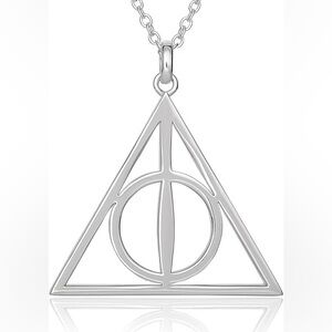 Harry Potter Deathly Hallows Steel Unisex Pendant Necklace